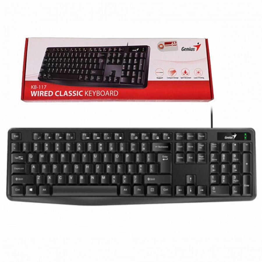 TECLADO GENIUS KB-117 SMART USB