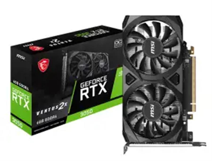 PLACA DE VIDEO MSI GEFORCE RTX 3050 6GB VENTUS OC