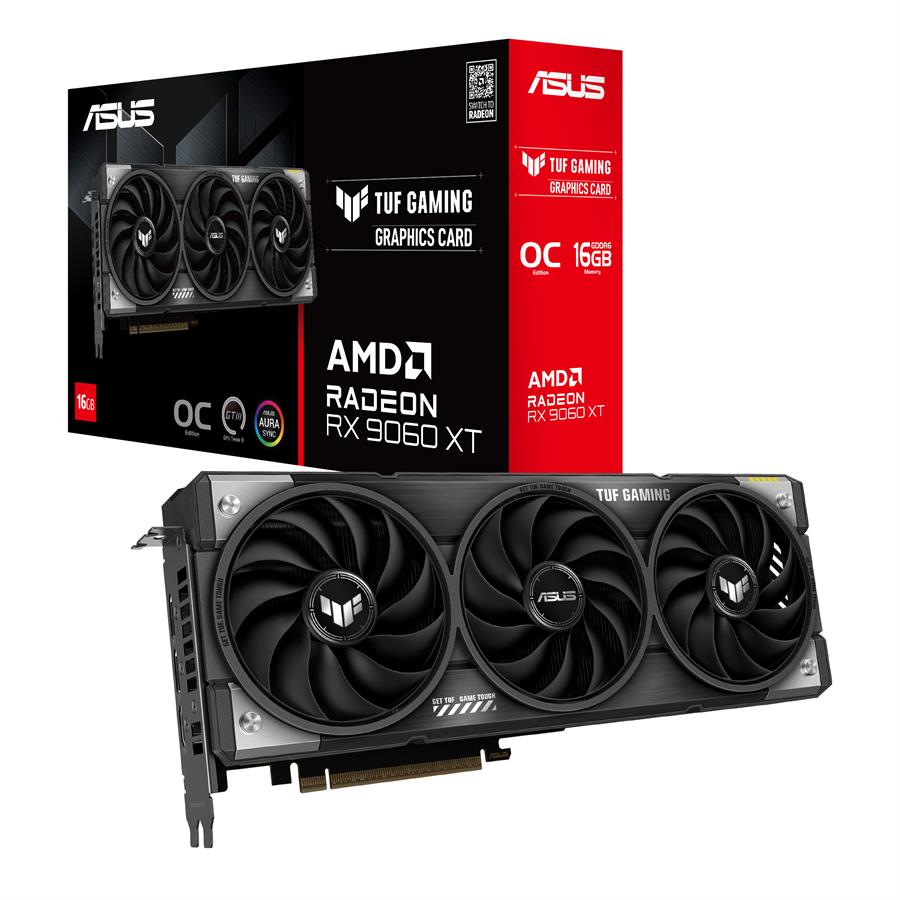 PLACA DE VIDEO ASUS RX 9060XT 16GB  TUF GAMING OC