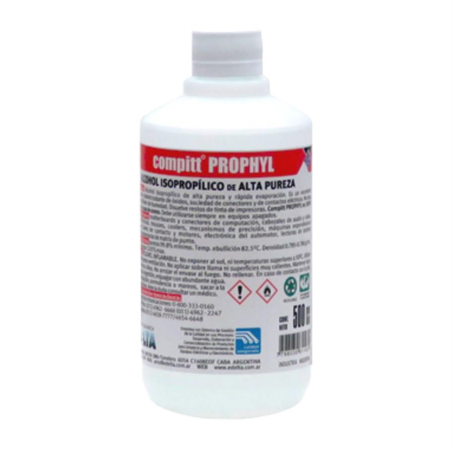 ALCOHOL ISOPROPILICO DELTA 500CC PH ALTA PUREZA