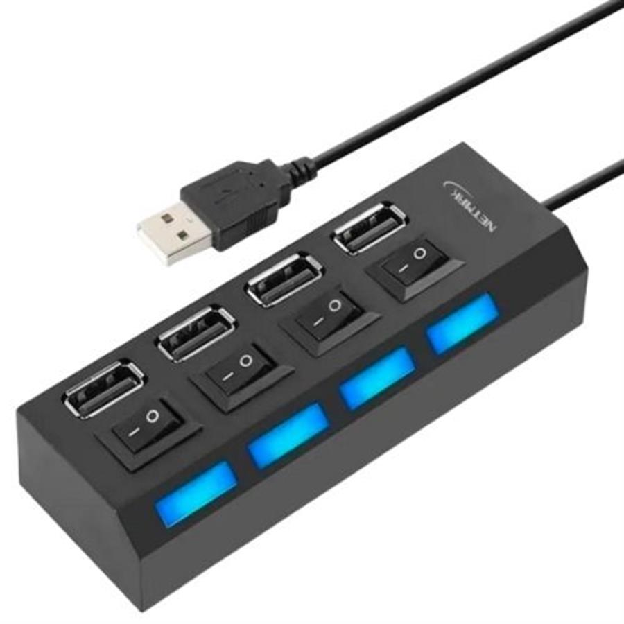 HUB USB 4 PUERTOS CON CORTE