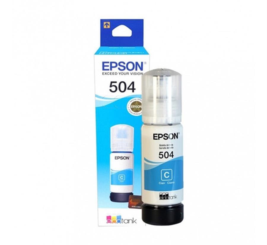 TINTA EPSON 504 CYAN 70ML P/L 4150 - 4160