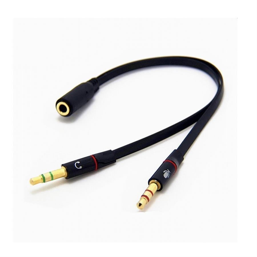 ADAPTADOR 1 MINI PLUG (H) 3.5 A 2 MINI PLUG (M)