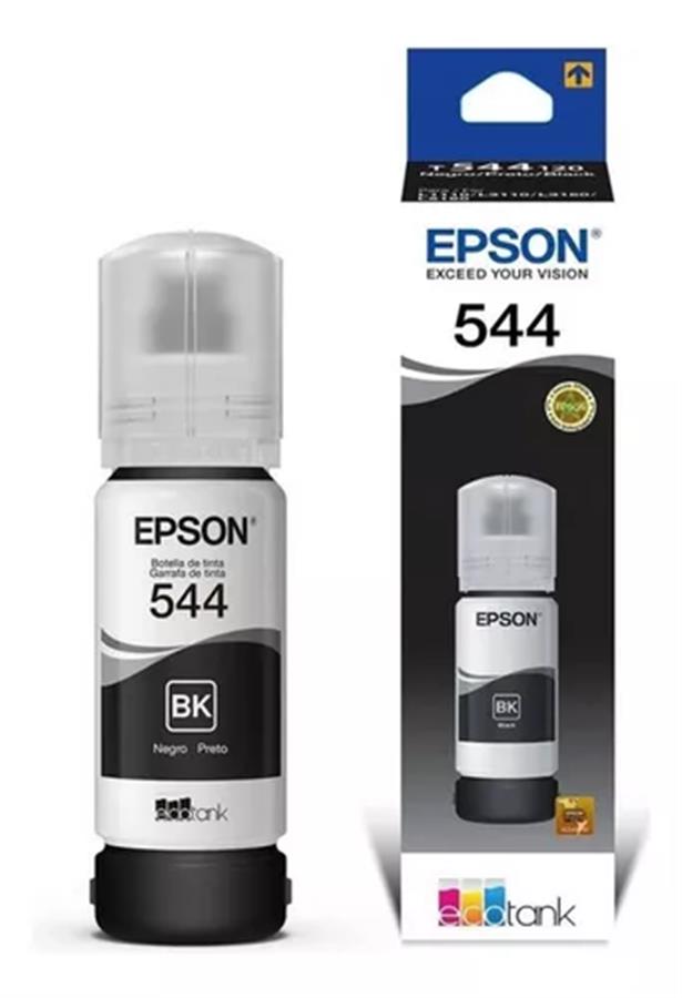 TINTA EPSON 544 NEGRA 65ML P/L 1210 - 3110 - 3150 - 3210 - 3250