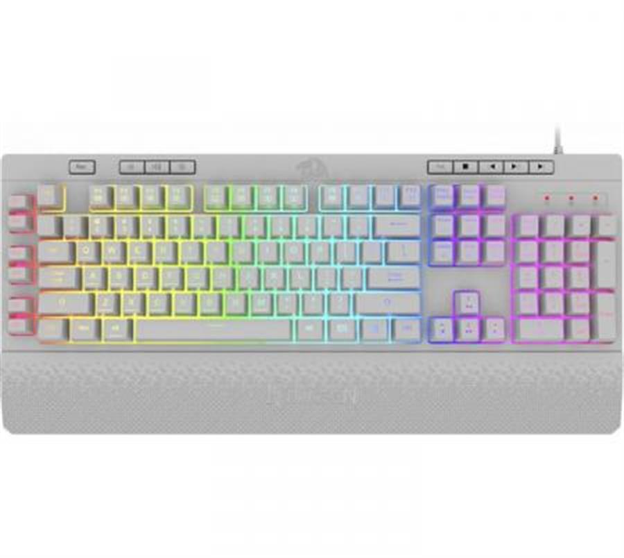 TECLADO REDRAGON SHIVA BLANCO K512