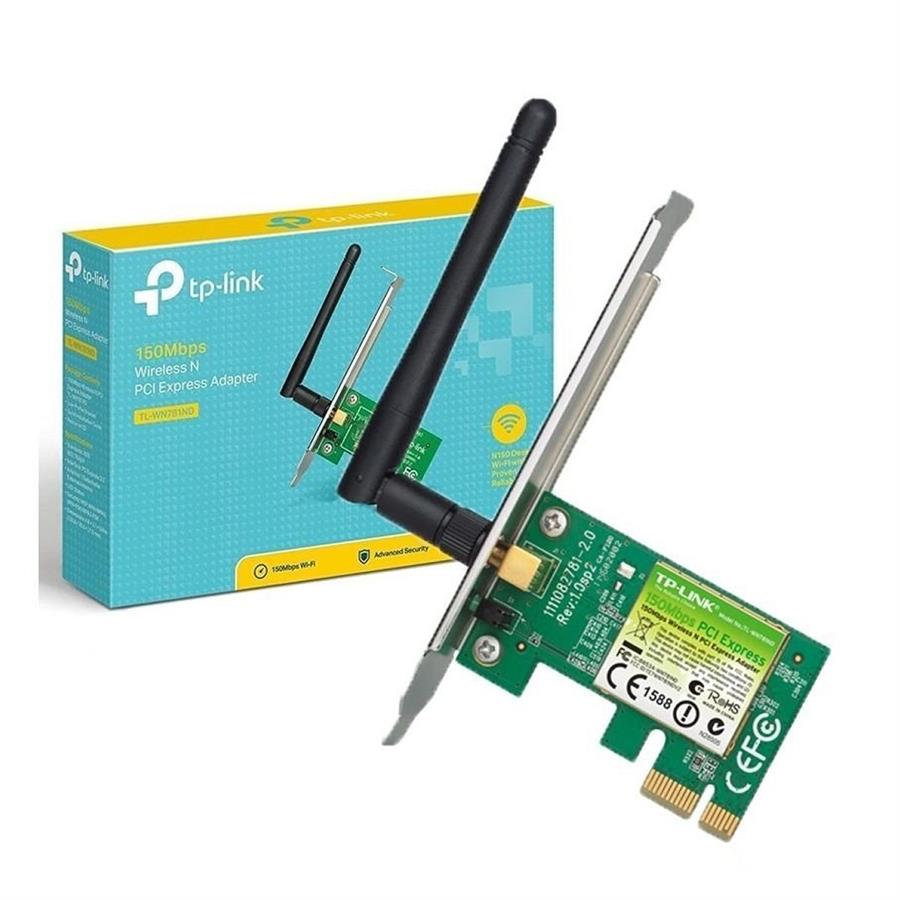 PLACA DE RED TP-LINK TL-WN781ND * PCI/E 150MBPS