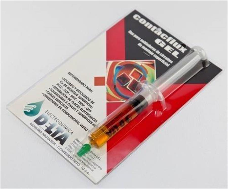 CONTACTFLUX GEL - FLUX PARA SOLDADURAS DE CIRCUITOS 10CC
