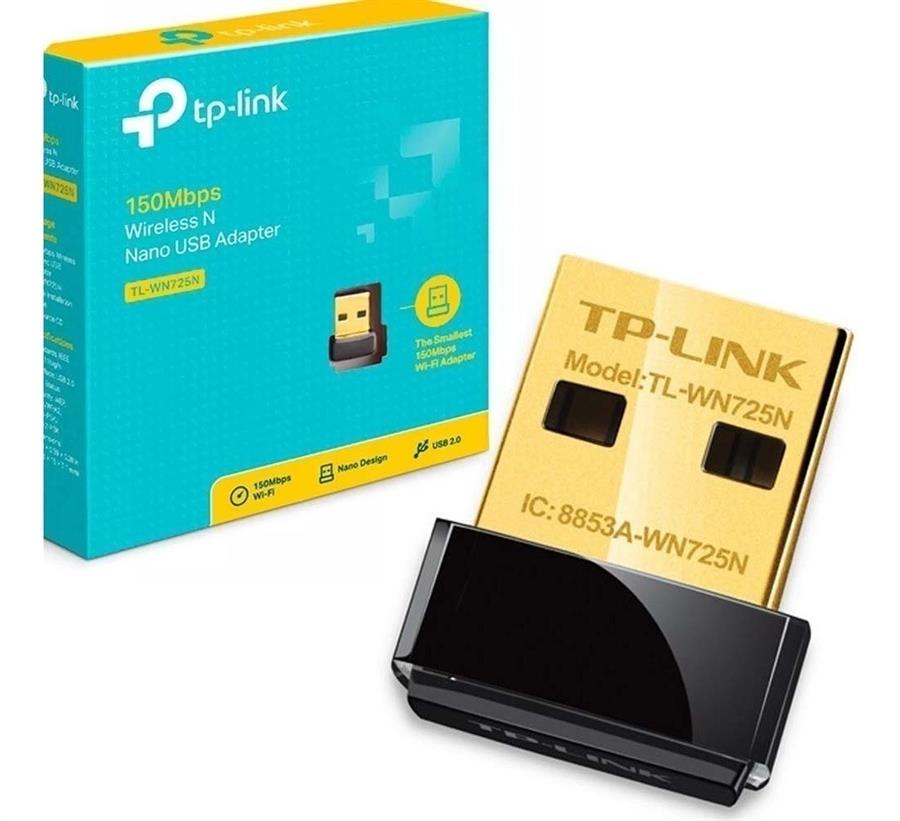 PLACA DE RED TP-LINK TL-WN725N USB NANO 150MBPS